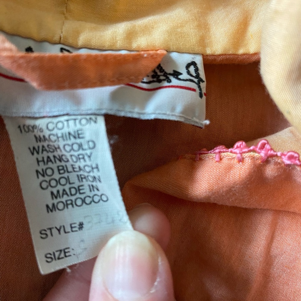 Fernando Sanchez Peach Kimono Robe - Picture 6 of 7